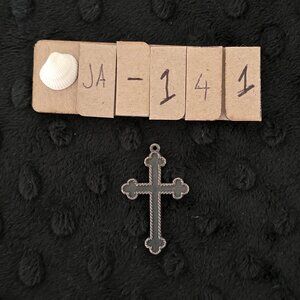 Item # JA141 James Avery Retired 1.5 in Rope Cross Pendant